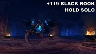 +119 Black Rook Hold SOLO Fel Scarred Havoc DH with No Deaths(best run)