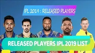 IPL 2019 RELEASED LIST |   IPL 2019 All Team Released Players Full List | Inside Cricket
