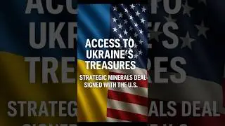 US, Ukraine sign rare minerals deal for defense & tech boost. #USUkraineDeal #WorldVibe360