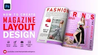 Magazine Design in Photoshop Explained | Photoshop Tutorials