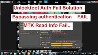 Unlocktool Auth Fail Solution | Bypassing authentication    FAIL | Unlocktool authentication fai