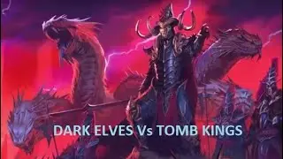 Eve of War Battle Report WFB 6th Edition Dark Elves Vs Tomb Kings #68