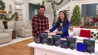 Helix Pixel LED Art Bluetooth Speaker and Wall Charger on QVC