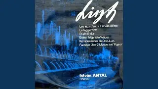 Les jeux d'eaux &aacute; la Villa d'Este - Ann&eacute;es de P&eacute;lerinage (III.) Nr. 4