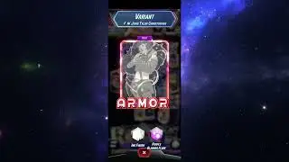 MARVEL SNAP - Armor | John Tyler Christopher Variant | Ink Finish | Purple Glimmer Flare | Ultra