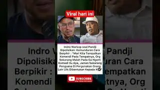 Indro warkop soal panji #shorts