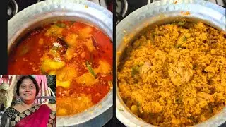 భీమవరం రాజు గారి కోడి పులావ్👈😋 మక్కీకి మక్కీ || ముక్క లేనిదే ముద్ద ఉండదు || RAJU GARIKODI PULAO 😋