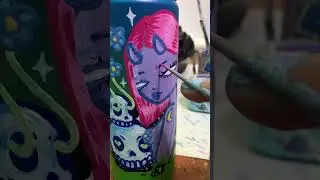 Design a spray can with me 😎#spraycanart #molotow #spraycan #artbysilky