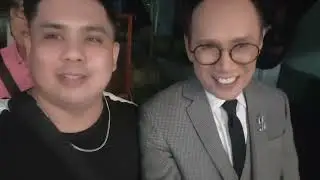 With Sir REY VALERA