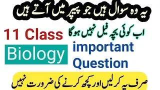 11th class biology guess paper 2023|| Class 11 Biology guess paper 2023|| biology guess 11 class