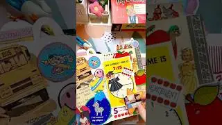Vintage School Junk Journaling #junkjournalwithme #vintagejunkjournal #junkjournaling #junkjournal