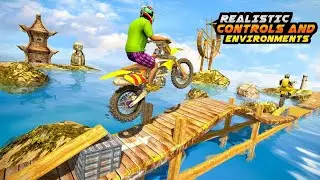 stunts bjke racing gameplay | #stuntsbikeracing #woolyagragames #games 18 February 2022