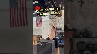 Jump Over Barrel Drill | Learn the Kipping Ring Muscle Up #muscleup