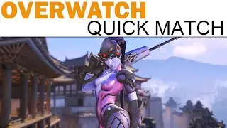 Overwatch Beta - Widowmaker  (Defending) on Hanamura (Quick Match)