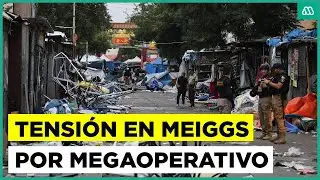 Tensión en Meiggs tras desalojo de toldos azules