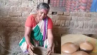 pottery Vlog in tamil|மண்பானை செய்தல்in kerala border|make clay pot in pottery wheel/pottery technic