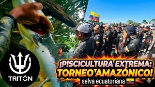 Pesca con ARP&Oacute;N en selva ECUATORIANA ( Torneo de pesca ).