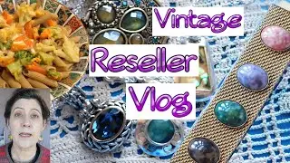 VintageDazzle's Reseller Vlog #118: Items Listed and Sold on Etsy, Vintage Jewelry, Exotic Textiles