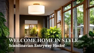 Amazing Scandinavian Entryway Ideas to Make Your Home Feel Inviting, Bright and Organized!