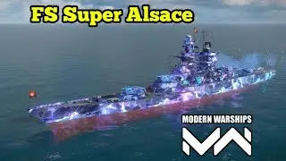 FS Super Alsace❗❗❗ini salah satu kapal Battelship terbaik menurut gue ☠️👍