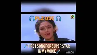 SuperStar Rajnikanth Evergreen Song Adi Vaanmadhi in My own Voice#AK61 #Thalaivar161
