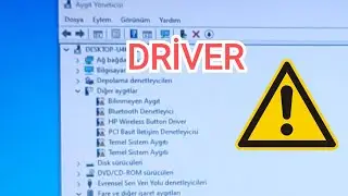 Driverlar(S&uuml;r&uuml;c&uuml;) &Ccedil;alışmıyor Sarı &Uuml;nlem | Donanım Sorunu G&uuml;ncelleme Aktif Etme