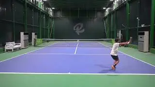 Tennis Traning With Pongbot Pace S Pro
