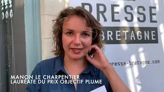 3 questions à Manon Le Charpentier, lauréate du Prix Objectif Plume 2021