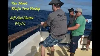 Ken Morris 132.7 lb Bluefin caught on the Intrepid August 17, 2017
