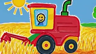 Fabian, der Mähdrescher – Ein fröhliches Kinderlied über die Ernte!