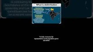What is Delimitation? ||#shorts ||#IAS Wisdom