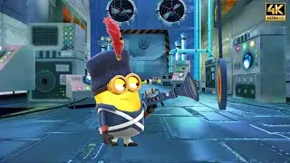 Despicable Me Minion Rush Gru's Lab (Special Mission) with Grenadier Minions | iOS 4K 60FPS