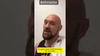 Тайсон Фьюри отреагировал на то, что Джошуа отправил своего спарринг-партнера в больницу.