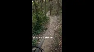 TRYING NOT TO CRASH - NARROW TRAIL IN GLENROCK, AU #shorts