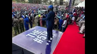 IGWEE!IGWEEE!IGWEE!RAILA ODINGA GETS MASSIVE RECEPTION AS HE GIVES HIS EARTH MOVING SPEECH!