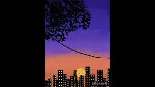 How to draw Digital Art 🎨 #naturepainting #building #artist #digitalart #ibispaintx #art