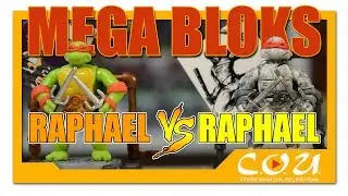 MEGA BLOKS / CONSTRUX | Черепашки-Ниндзя черно-белый Рафаэль | Eastman & Laird