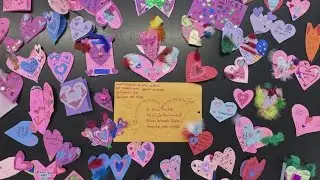 Valentine's Day: Students in Maine spread love to veterans in the state