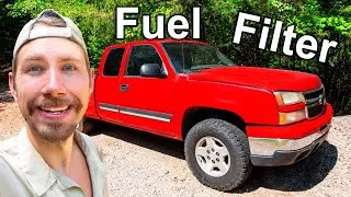 Chevy Truck FUEL FILTER GONE? Hidden? Oh Yeah!