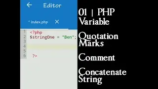 How to create PHP Variable | Learn PHP Programming | For Educational Purposes only