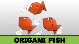 How To Make Easy Origami Paper Fish | Easy Origami Fish