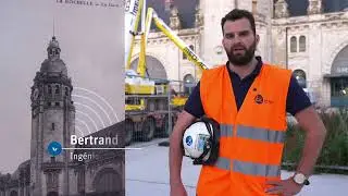Dépose du lanternon - Gare de la Rochelle