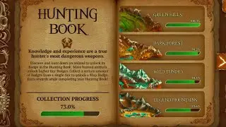 Claiming  badges in the  hunting book. THE WOLF