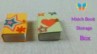 DIY Matchbook Storage Box | Easy & Cute Mini Organizer 📦✨ #diy #trending #viralvideo