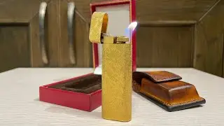 BẬT LỬA CARTIER NHƯ MỘT THỎI VÀNG