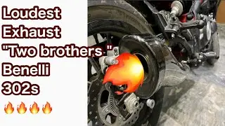 Loudest exhaust for benelli 302s | cobra 