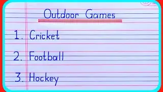 Outdoor games | Outdoor games name | Outdoor games in english | games name | name of outdoor games