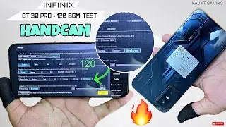 Infinix GT 30 pro - 120 FPS BGMI Test HANDCAM  | 120 FPS test | Gaming Trigger test 🔥