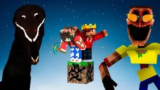 TENTE SOBREVIVER EM 1 BLOCO CONTRA ESSES MODS DE TERROR!