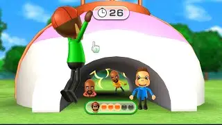 Wii Party Board Game Island 214 - Bowser Jr Vs Diddy Vs Matt Vs Matt (Master CPU)